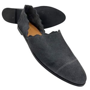 Klub Nico Georgette Scalloped Flats/Made in Spain- Size 40 - Good Condition